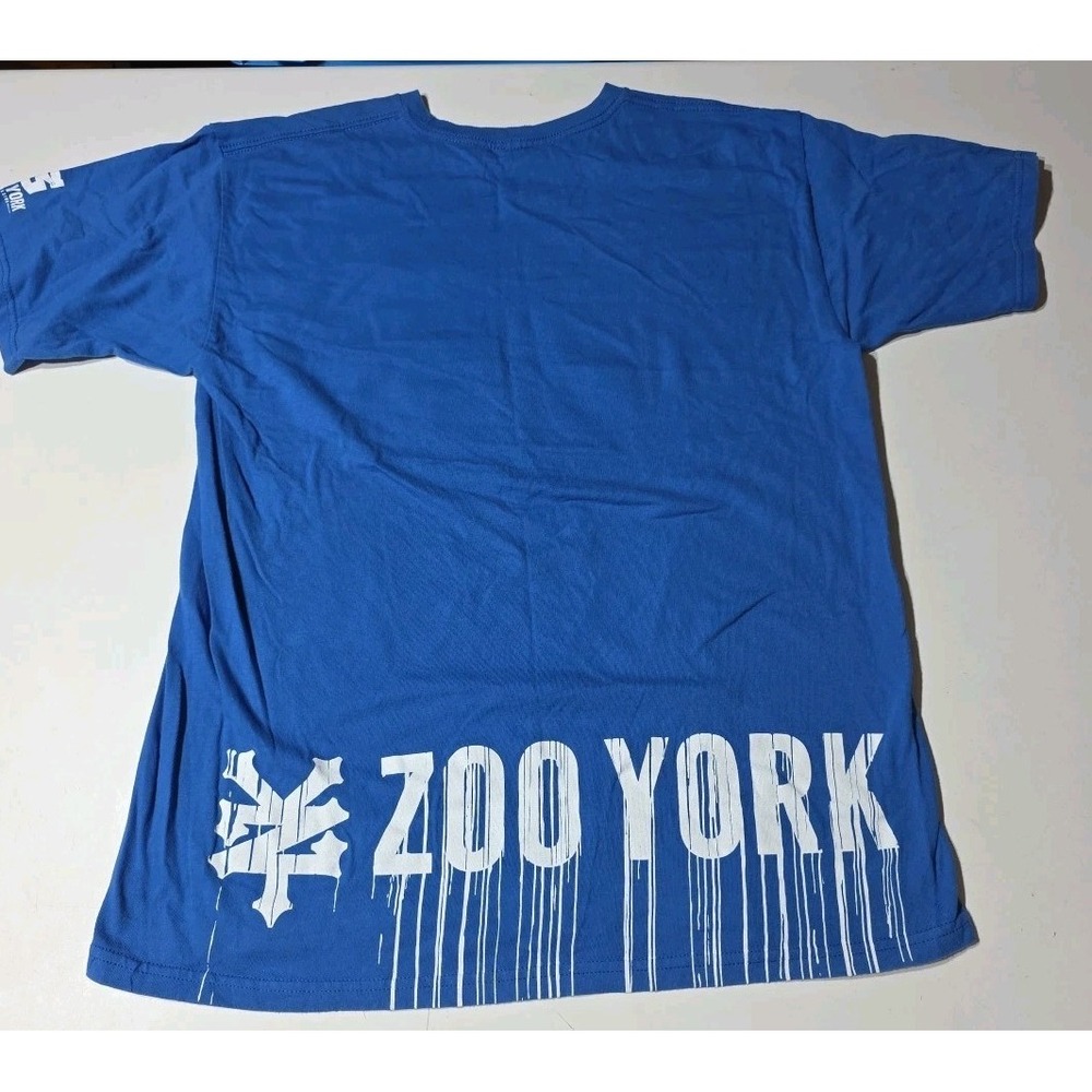 Vintage Y2K Zoo York Graffiti Spellout Cyber Gateradeโ Skater Grunge T-shirt LG